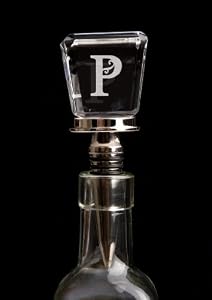 Monogram Glass Wine Stopper - P
