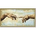 Schipper 9220421 - Malen nach Zahlen, Erschaffung des Adam, 40x80 cm