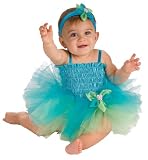 Blue & Green Tutu Dress Halloween Costume Child Baby Sz 6-9 Months