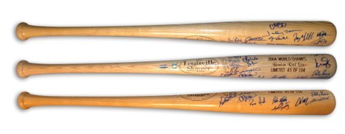 Boston Red Sox Limited Edition Team Signed Engraved World Series Bat ''Red Sox 2004 Champions''