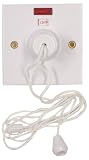 White 45A Ceiling Pull Switch With Neon. Bulk