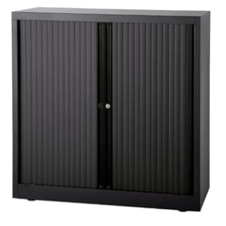 BISLEY ROLLADESCHRANK ROLLLADENSCHRANK AKTENSCHRANK BÜROSCHRANK EURO SCHRANK SCHWARZ