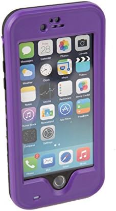 iPhax ® Waterproof Shockproof Snowproof Dirtproof Durable Full Sealed Protection Case Cover for iPhone 6 [4.7 inch] *LIFETIME WARRANTY* (Purple)