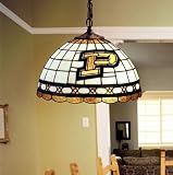Purdue University Boilermakers Tiffany Hanging Bar Lamp