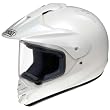 Shoei Metallic Hornet DS Dirt Bike Motorcycle Helmet - Crystal White