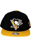 Pittsburgh Penguins Mitchell & Ness NHL Black Throwback Vintage Snap back Hat