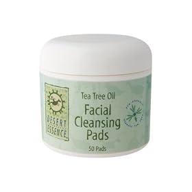 Click here to buy Desert Essence - Tea Tree Oil Facial Cleansing Pads, 50 pads by Desert Essence.
