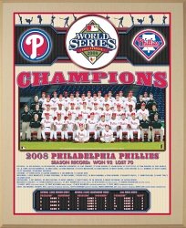 Buy Philadelphia Phillies 2008 World Series Champions Healy Plaque by Healy