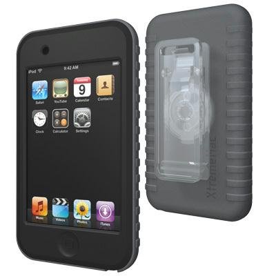 XtremeMac TuffWrap Plus Case for iPod touch 1G (Black/Gray)