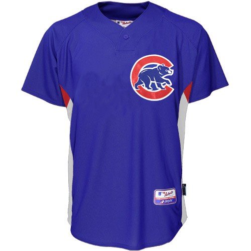 Chicago Cubs Authentic COOL BASE Batting Practice Jersey by Majestic Athletic