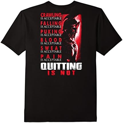 Men's SPARTAN WARRIOR T-SHIRT Medium Black