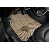 2007-2011 GMC Acadia Tan WeatherTech Floor Mat (Full Set) [With 2nd Row Center... by WeatherTech