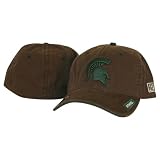Michigan State Spartans Fitted Hat (Brown) - Large