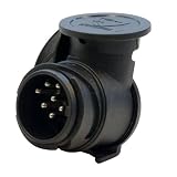 13 pin Towbar Socket to 7 pin Trailer Plug Adaptor