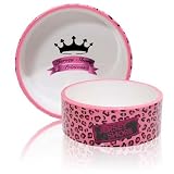 Jersey Shore: Princess Leopard Pink Dog Bowl