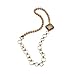 Pearl and Chain Necklace in Olive