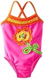 Flapdoodles Girls 2-6X Flower Ruffle 1 Piece