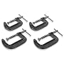 4-pc. Heavy Duty "C" Clamp Set