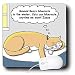 Rich Diesslins Funny General Cartoons - Cat Basks in the Sun and Thinks About Hibernation - Mouse Pads