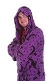 Funzee Wizard Design - Robe or Dressing Gown for Bath, Bed or Lounging - For Men or Ladies, Sizes S - L