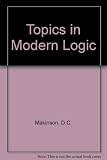 Topics in modern logic