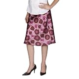 Cocoon Maternity Floral A-Line Skirt - Purple
