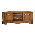 Country Casual Corner Console - Oak