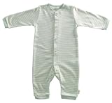 Tadpoles Organic Double Knit Cotton Footless Snap Front Romper