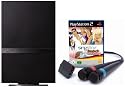 PlayStation 2 Konsole PS2 black inkl. SingStar Deutsch Rock/Pop + 2 Mikrofone