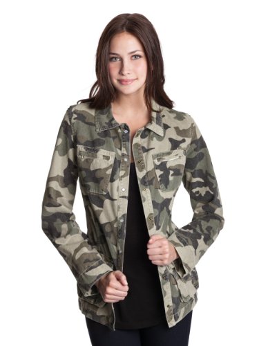 guess military jacket womens