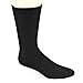 Extra-Wide Sock Company King Size Men's Comfort Fit Athletic Crew Socks, Black, Large