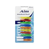 Aim Interdental Brush Picks (5 Pack) 50 Count