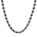 Eyeglass Holder Chain Jewelry 30 inch Black Plated Chain with Black Crystal Bead Detail