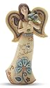 Pavilion Gift Company Perfectly Paisley 5-1/2-Inch Angel Holding Flowers, Grandma