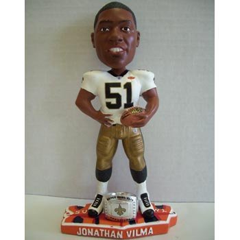 Jonathan Vilma New Orleans Saints Super Bowl XLIV Champions Bobblehead (Quantity of 1)