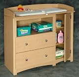 Changing Table - Maple Finish - With Changing Pad