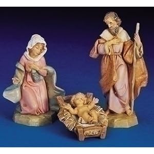 Click to buy Italian Christmas decorations : Fontanini Holy Family nativity set from Amazon!