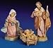 3-Piece Fontanini 5" Holy Family Jesus, Mary & Joseph Nativity Set #71503