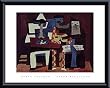 Art Poster Metal Framed Print - Three Musicians - Artist: Pablo (Ruiz y) Picasso- Poster Size: 11 X 14