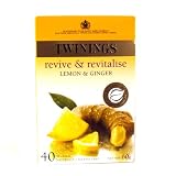 Twinings Lemon and Ginger Tea Caffeine Free 40 60g