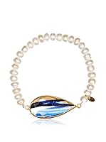 Silver Luxe Pulsera Montana And Pearl