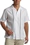 Cubavera Men's Short Sleeve Insert Rt Panel,White,X-Large