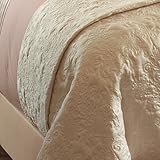Silk Quilted Coverlet - Pale Gold, Queen, Diamond - Frontgate