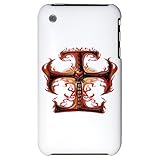 iPhone 3G Hard Case Chopper Cross With Flames