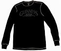 Guinness 1759 Crest Embroidered Long Sleeve Thermal T-Shirt