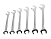 SUNEX TOOLS 9916 Fractional Angled Head Jumbo Raised Panel Wrench Set, 1-3/8-Inch - 2-Inch, 6-Piece