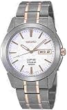 Image of Seiko Men's Titanium Two-Tone Case and Bracelet 100M Water Resistant Watch
