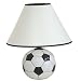 Ore International Ceramic Soccer Ball Lamp