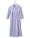 Women's National Chenille Gripper Robe, Lilac, Large