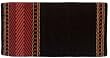 Mayatex Saddle Blanket - Bar 8 - Black/Red Earth